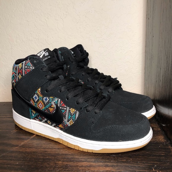 nike dunk sb high aztec geometry